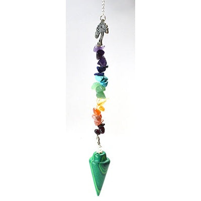Malachite & Tree Chakra pendulum