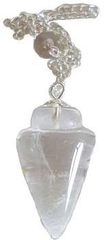 Clear Quartz pendulum