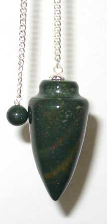 Bloodstone pendulum