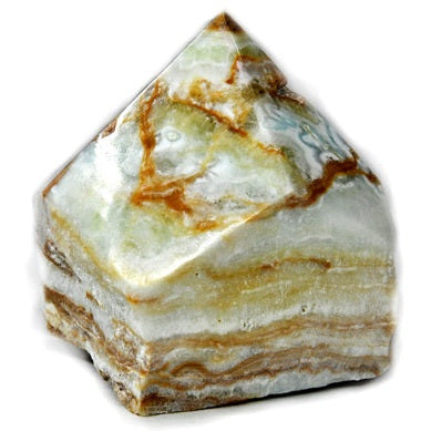 Calcite, Caribbean top polished point
