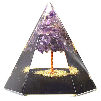 3 3/4" Orgone 6 Sided pyramid