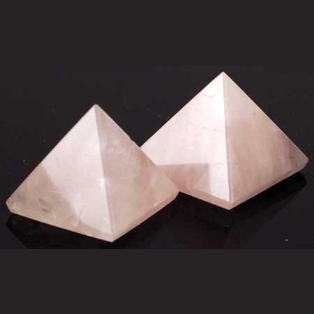 25-30mm Rose Quartz pyramid