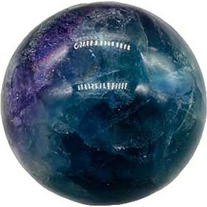 40mm Fluorite, Rainbow sphere