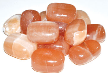 1 lb Calcite, Honey tumbled stones