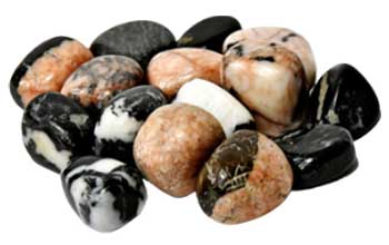 1 lb Jasper Zebra tumbled stones