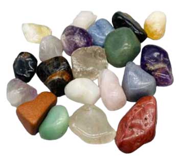 1 lb Mixed tumbled stones