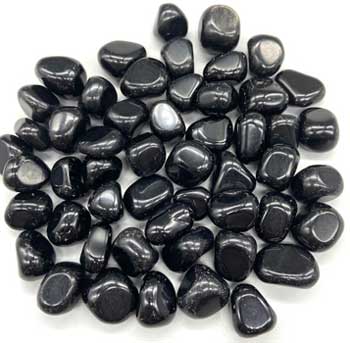 Tumbled Black Obsidian Stones