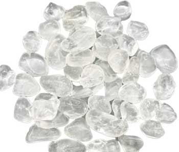 1 lb Clear Quartz tumbled stones