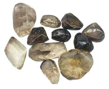 1 lb Smoky Quartz (1.5" to 3") tumbled stones