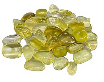 1 lb Topaz, Lemon tumbled stones