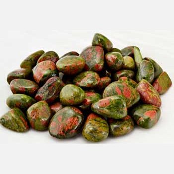 1 lb Unakite tumbled stones