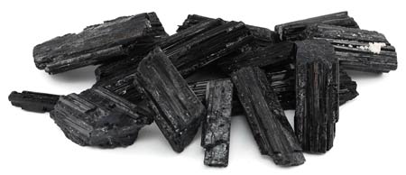 1 lb Black Tourmaline untumbled stones