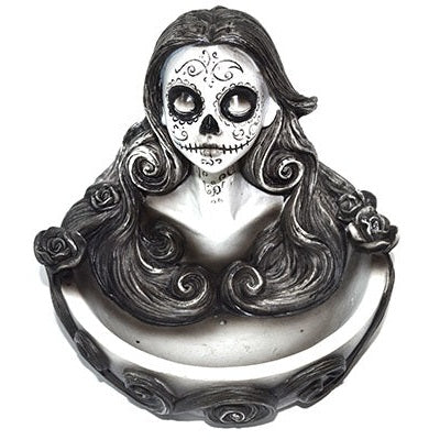 Day of the Dead Incense Holder, 4 1/2"