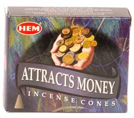 Attracts Money HEM cone 10 cones