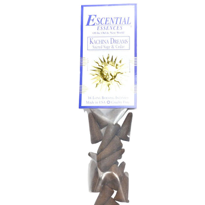 Kachina Dreams Incense Cones by Escential Essences, 16 Pack