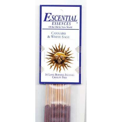 Cannabis & White Sage Incense Sticks, 16 Pack