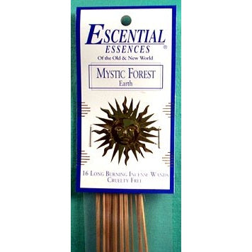 Mystic Forest Premium Incense Sticks Collection by Escential Essences, 16 Sticks