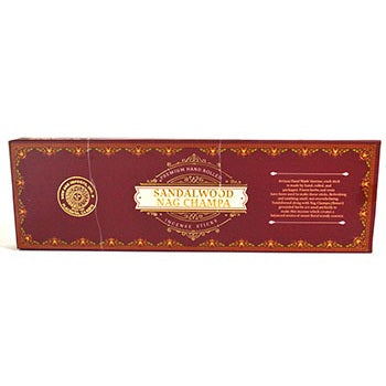 Sandalwood and Nag Champa Incense Sticks, 100g