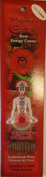 Muladhara Chakra incense stick 10 pack