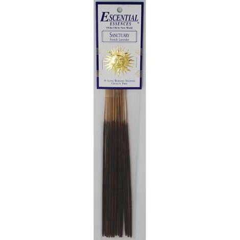 Sanctuary Incense Sticks Premium Gift Pack by Escential Essences, 16 Sticks Per Pack