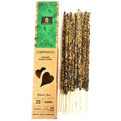Sonavi Lemongrass Incense Sticks, 25 Grams