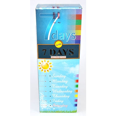 7 Days Sree Vani Incense Sticks, Set of 6