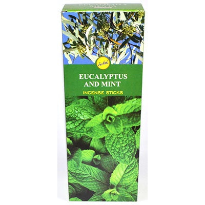 Eucalyptus and Mint Incense Sticks, Set of 6