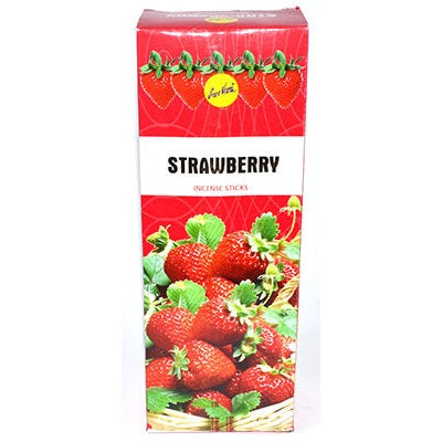 Strawberry Incense Sticks, Set of 6 Boxes