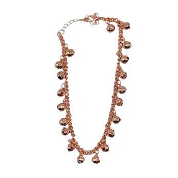 Goldtone anklet w/ Bells