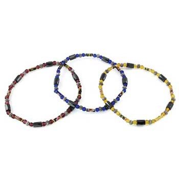 Magnetic Hematite Beaded anklet