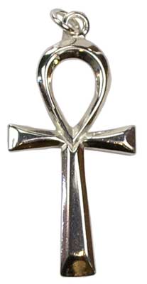 1 1/2" Ankh pendant sterling