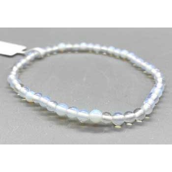 Opalite Beaded Bracelet, 4mm