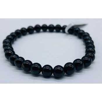 Black Tourmaline Bracelet, 6mm