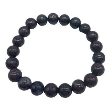 Bloodstone Bracelet, 8mm