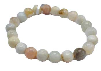 8mm Moonstone, Multi bracelet