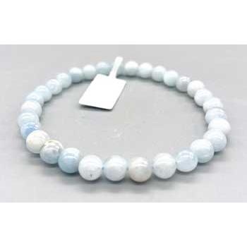 4mm Aquamarine bracelet