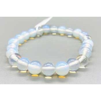 Opalite Beaded Bracelet, 8mm
