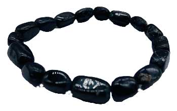 Black Tourmaline Bead Bracelet