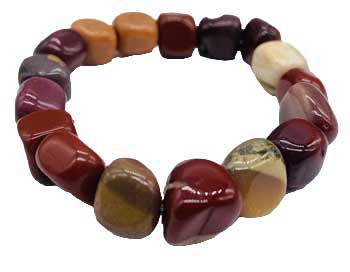 Mookaite gemstone bracelet