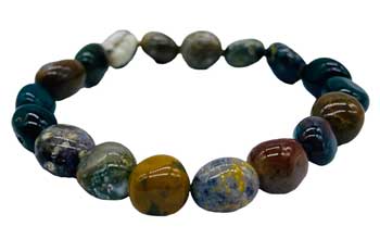 Jasper, Ocean gemstone bracelet