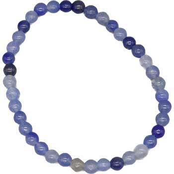 4mm Blue Aventurine stretch bracelet