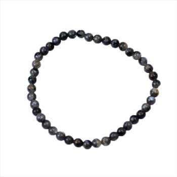 4mm Labradorite stretch bracelet