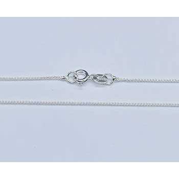 Sterling Silver Curb Chain, 20"