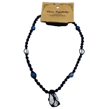 Net Necklace Clear Negativity