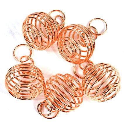 Copper Plated Coil, Set of 24, 3/4"