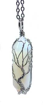 Opalite Tree of Life double terminated