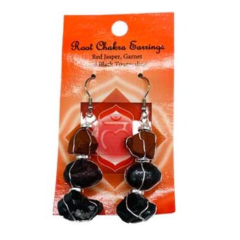 Root chakra earrings