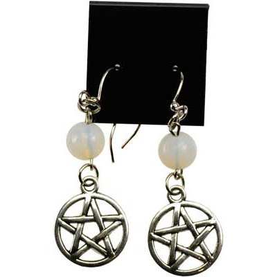 Opalite Pentagram earrings