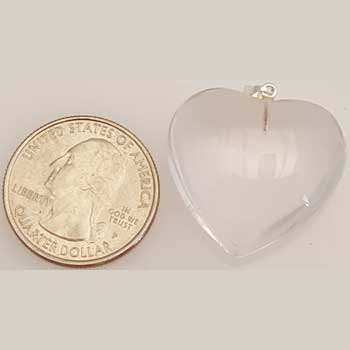 1" Quartz heart