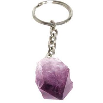 Amethyst keychain